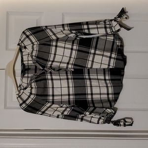 WHBM Plaid shirt size 4